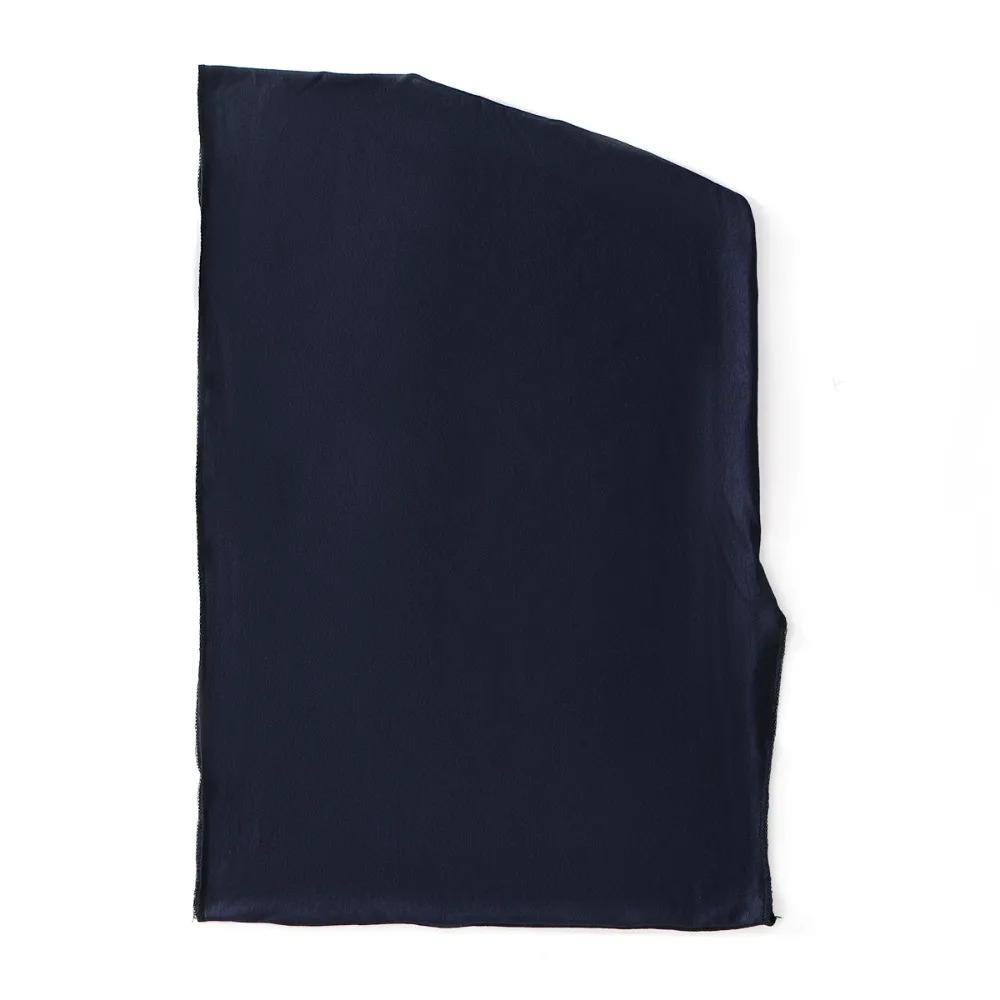 1pc Women Hijab Solid Color Faux Pearl Chiffon Soft Headscarf,Arab Leisure Long Scarf,Solid Color Wrapped Headscarf for DailyUse