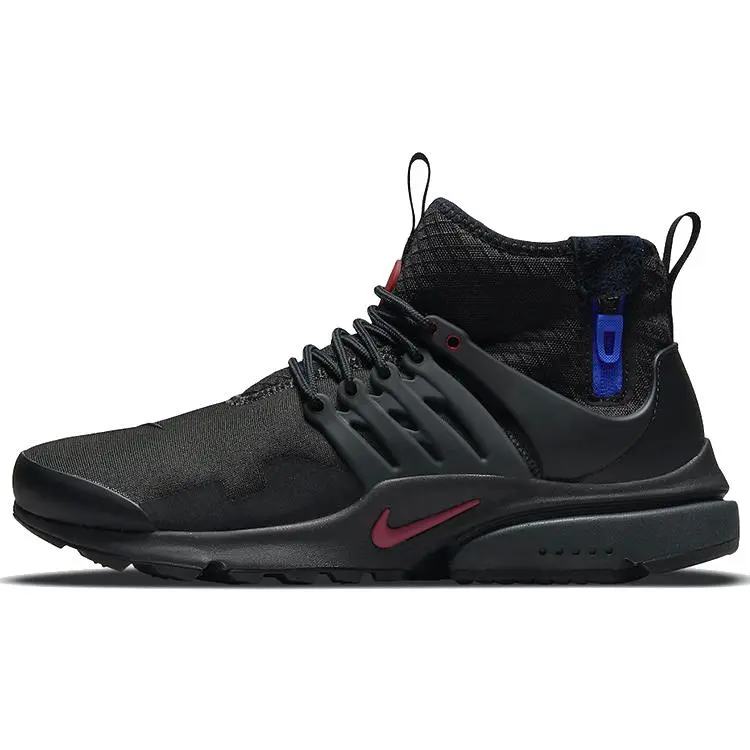 Nike Star Wars Air Presto Mid Utility Darth Vader Sneakers for Men – Lightweight, Cushioned, Non-Slip, Durable, Stylish Black Casual Shoes Verifiable, with credentials and supporting global authentication