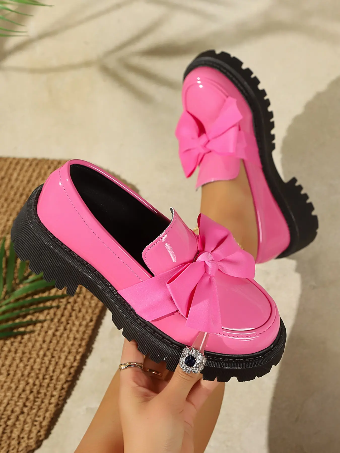 Belle & Sofa Women's Loafers, Comfortable Vegan PU Leather Shoes, Ideal for Wide Feet, Multiple Sizes Available, All-Season Party Style