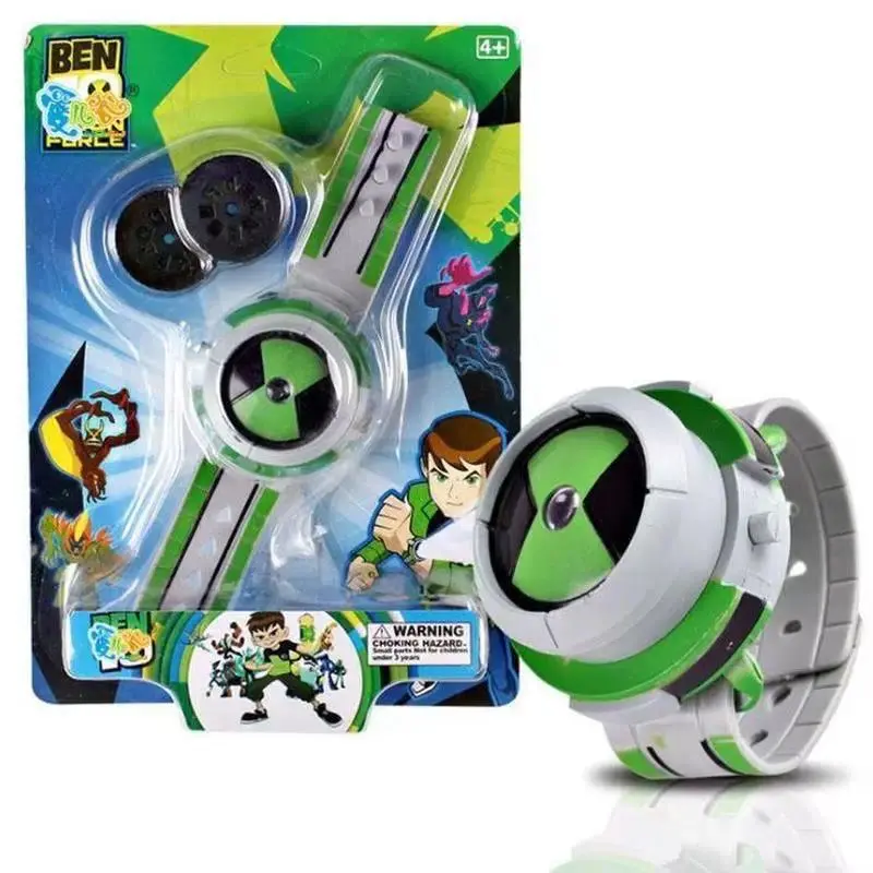 Hot Omnitrix Watch Ben10 Children'S Popular Toys Watch Glowing Sound Projection Watches Toys For Men Gift