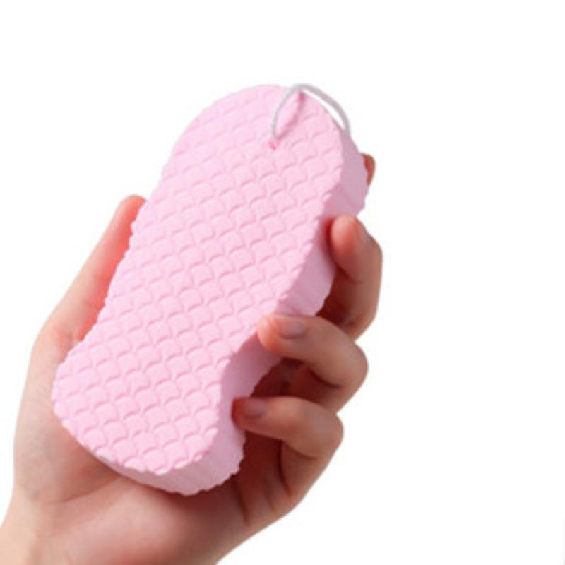 4PCS Super soft exfoliating shower sponge, reusable body exfoliating agent, gentle natural fiber shower sponge suitable for adults and children, providing a soothing exfoliating experience and a spa like enjoyment, Exfoliating Shower Scrubber
