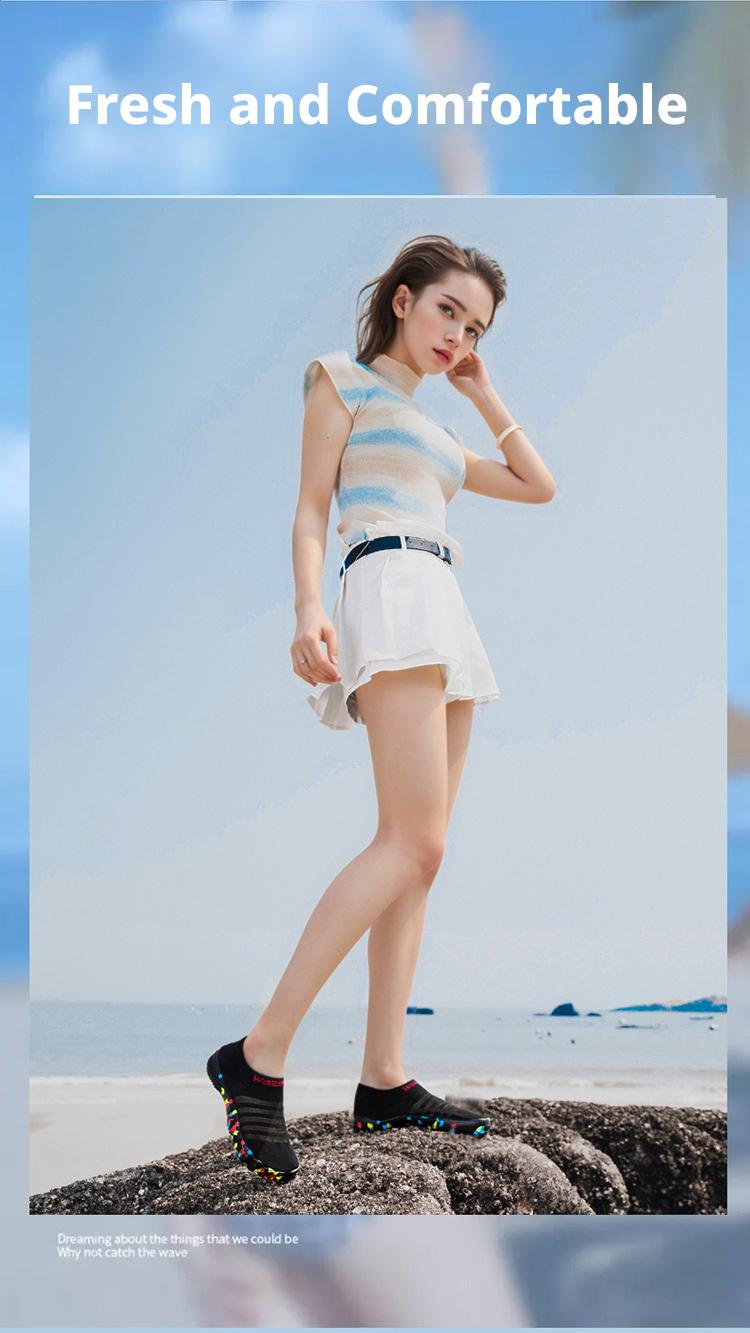 Women's Aqua Shoes Waterproof Non Slip for Beach Swimming Surfing Water Sports Lightweight Quick Dry Water Shoes