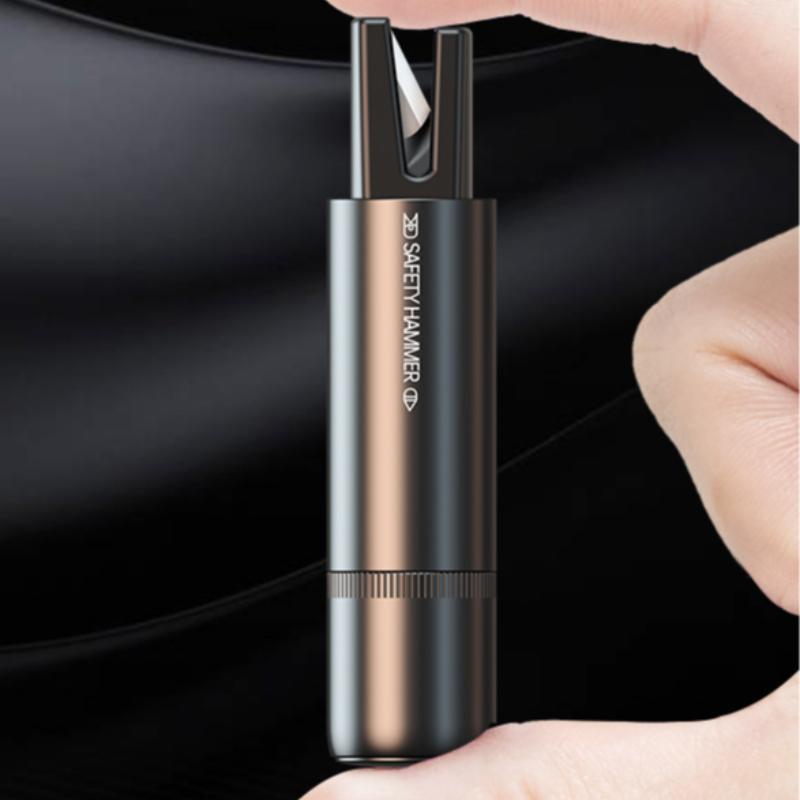 2 in 1 Safety Hammer, Multifunctional Car Safety Hammer with Seatbelt Cutter, Emergency Escape Tool for Car, Home, Office, Vehicle