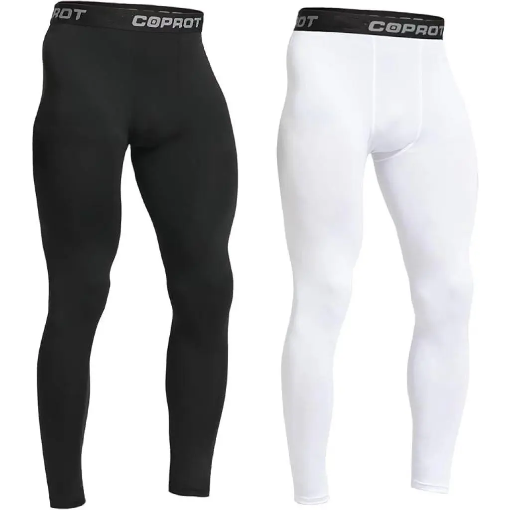 Men's Compression Pants Cool Dry Tights Brethable Leggings Athletic Base Layer Bottoms for Running Basketball