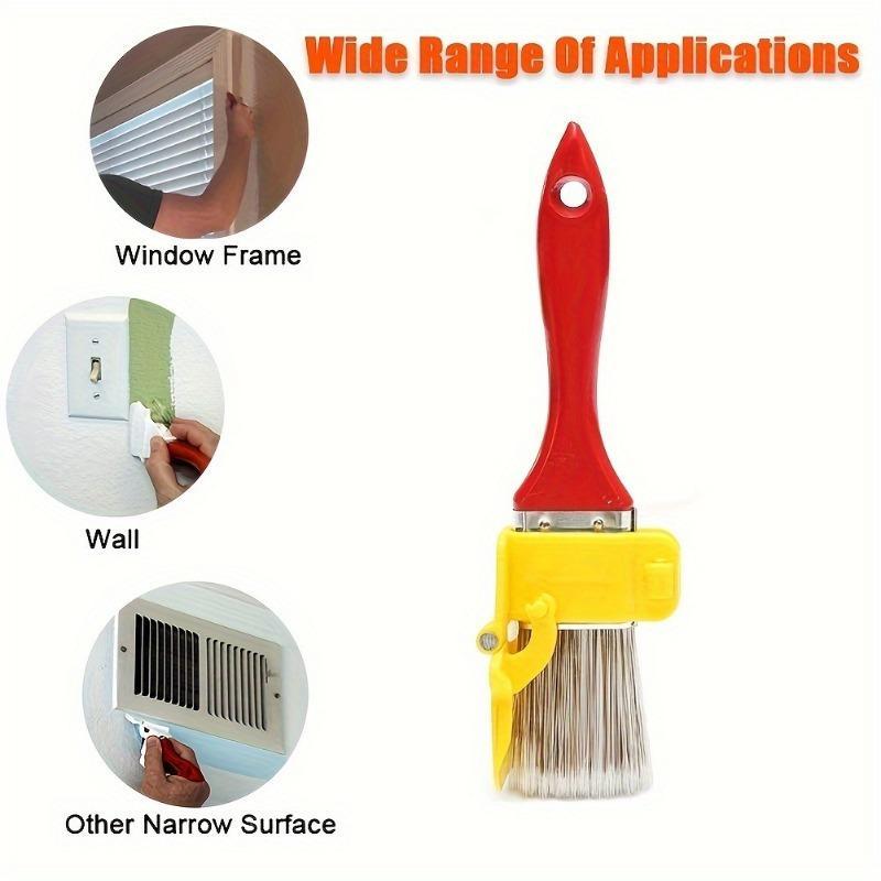 1/2/3pcs Interior Wall & Ceiling Paint Brush Set, for Corner Trimming, Faux Wool Brush, Latex Paint Edging Tool, Furniture Paint Brushes, Paint Brushes for Walls, Paint Edger Tool