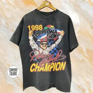 Comfort Colors Vintage 1998 Daytona 500 Dale Earnhardt T-Shirt, Nascar Racing Shirt, Retro 90s Racing Graphic Shirt