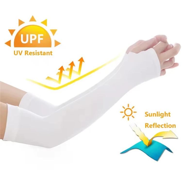 Summer Thin Cycling Ice Silk Sleeves for Men and Women Outdoor Sports Driving UV Protection Cycling Arm Covers