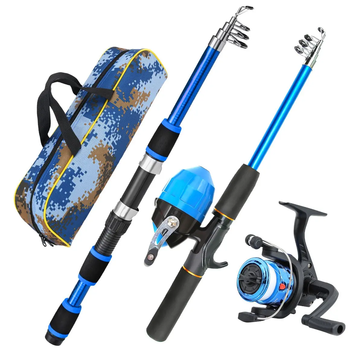 Beginner Fishing Rod Set, Fishing Rod and Reel Combo, Fishing Equipment, Choose 1.5m/1.8m, Includes Reel and Storage Bag, Lightweight, Ready to Use, Ideal for Lakes and Streams