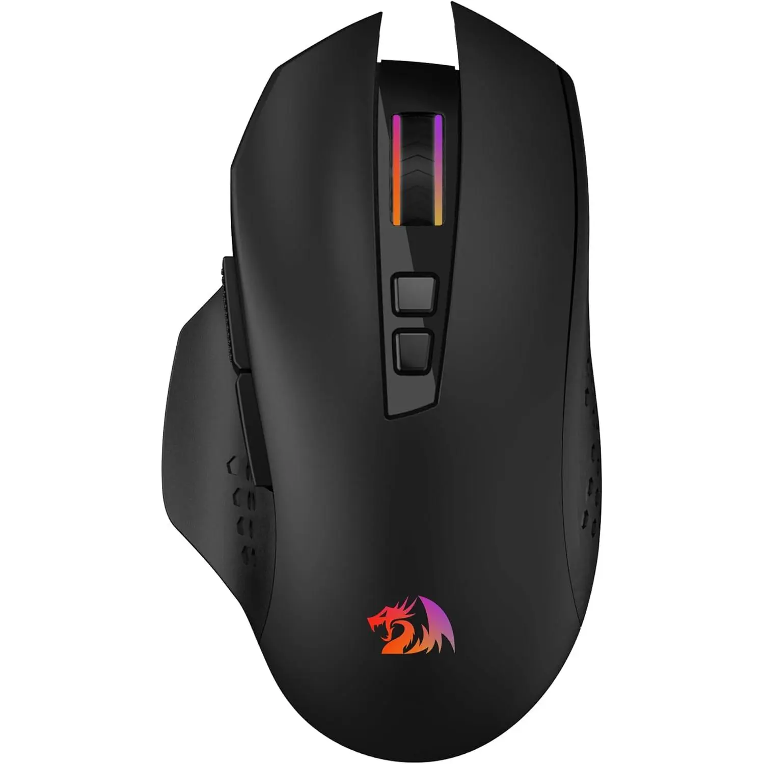M656 MAX Wireless RGB Light Gaming Mouse, 3-Mode, 10000 DPI, 0-Delay, Key Remapping, Macro Keys, Silky Backlight, FPS Gamer Dedicated, Multiple OS Compatible, Suitable for Any Grip, Windows Pc