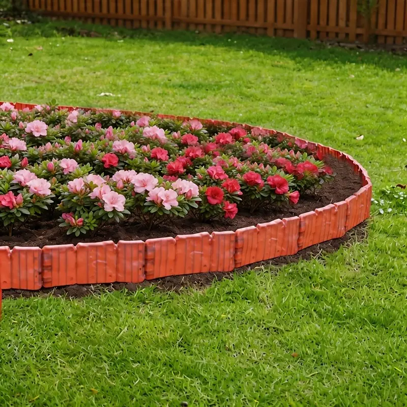 Foldable PP Plastic Garden Fence, Indoor Outdoor Yard Privacy Screen, Durable Decorative Border for Plants & Flowers, Decorative Fences
