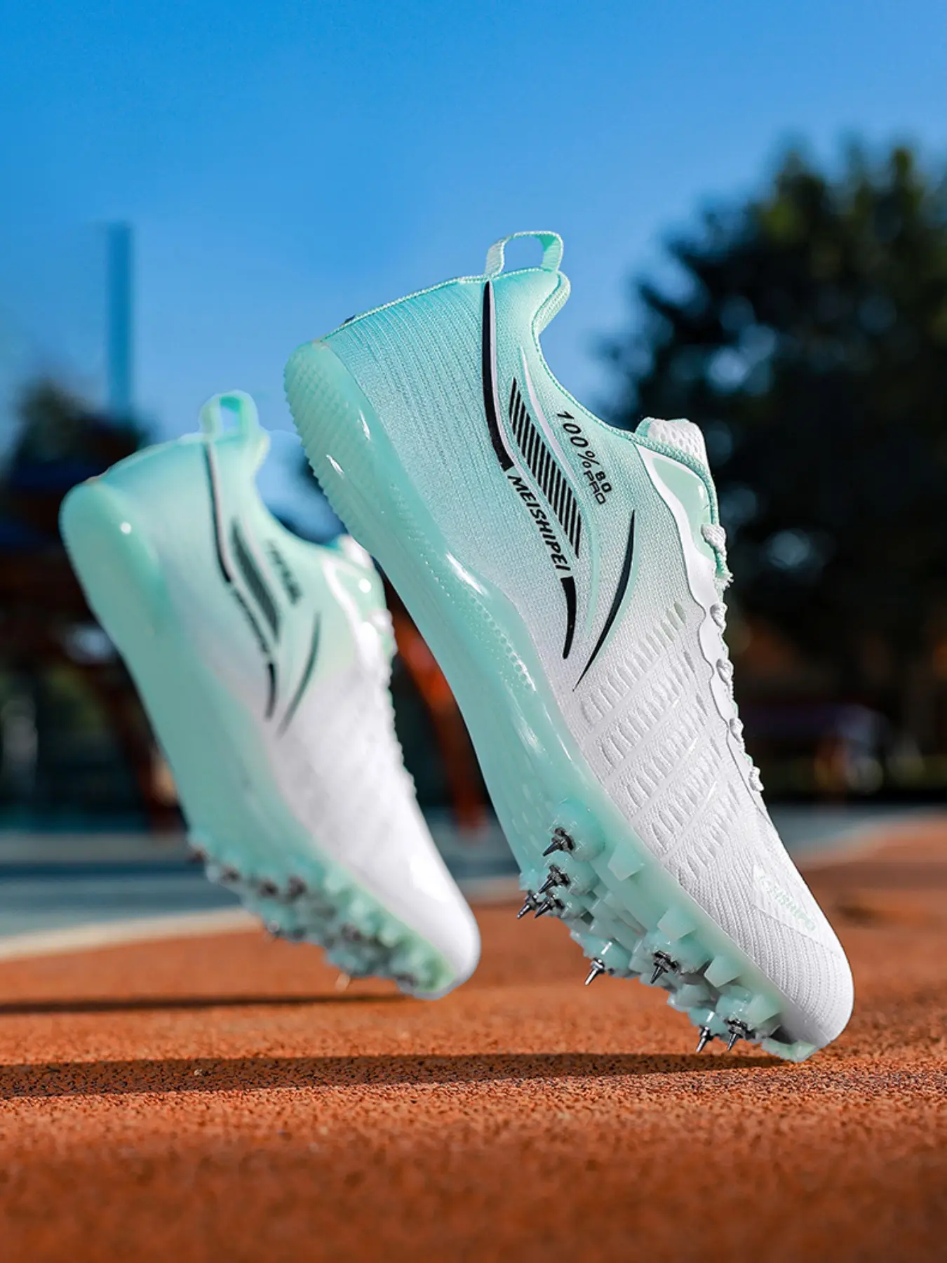 Unisex Track & Field Sprinting Cleats, Breathable Mesh, Lightweight & Durable, Performance & Comfort, Professional Running Shoes, Athletic Running Shoes