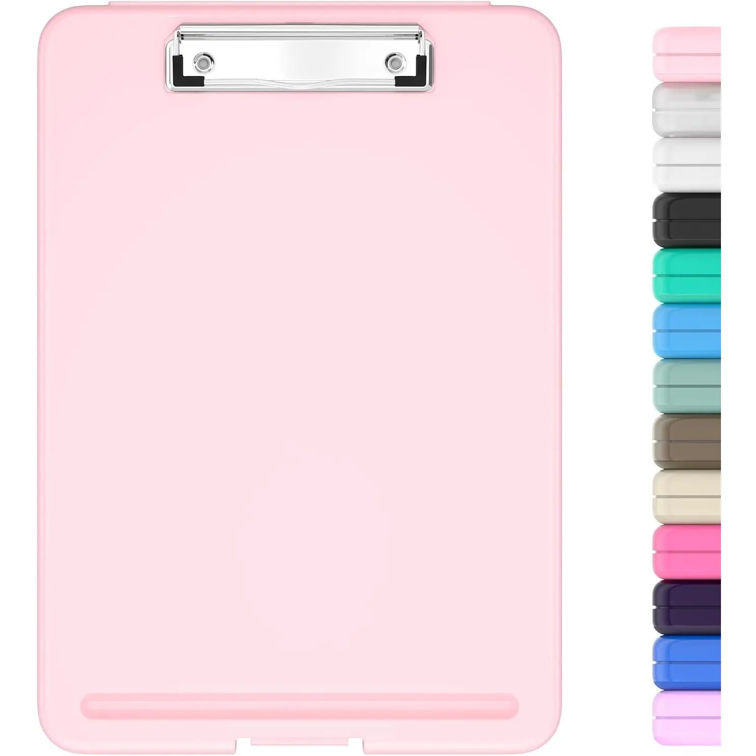 Clipboard with Storage, 8.5 x 11 Clip Board Foldable,  | Bottom Opening, Size 13.4 x 9.4 X 0.9 in for , Teacher, Students, Classroom, School & Office Supplies
