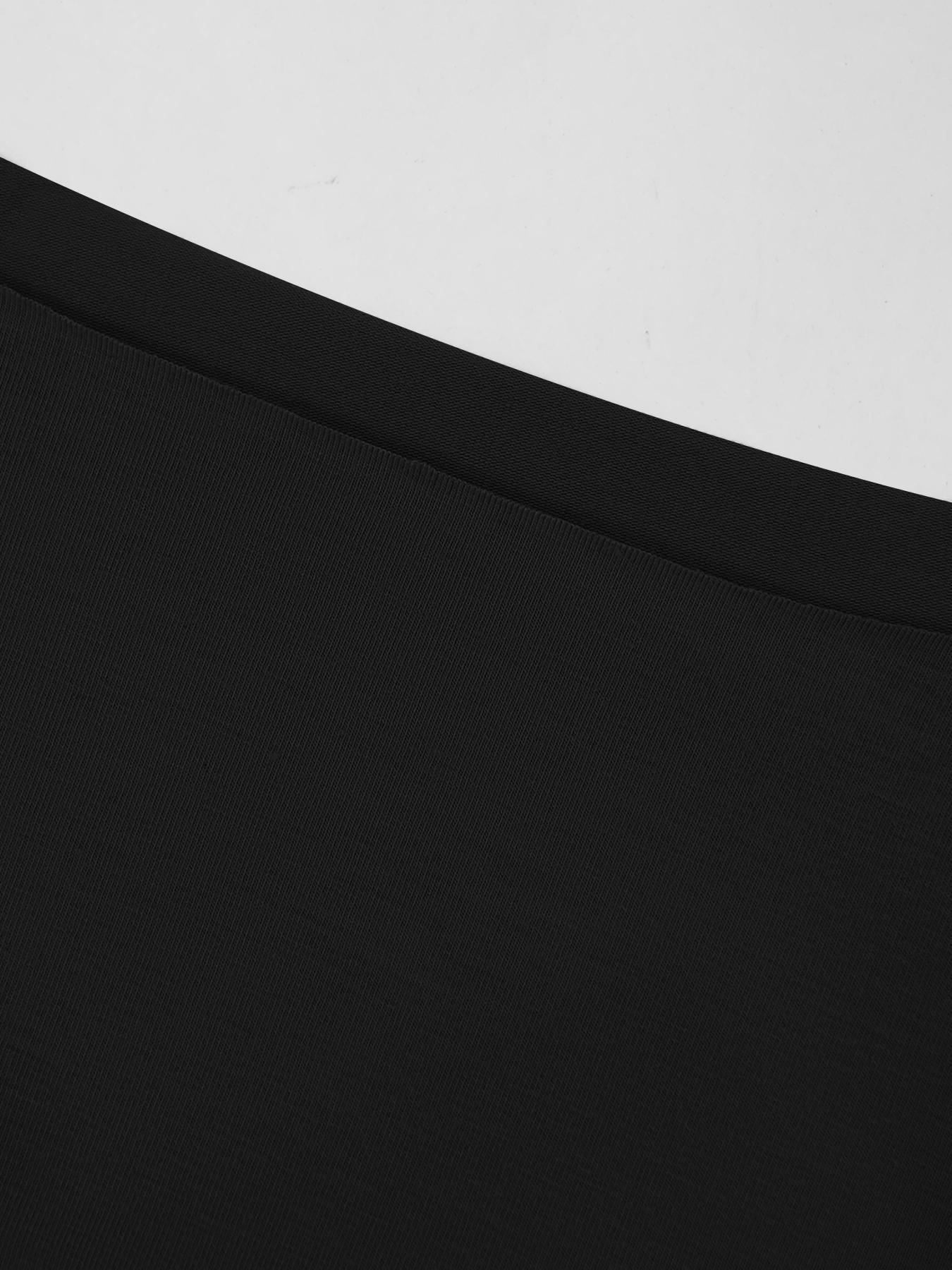 Women's Solid Off Shoulder Asymmetrical Tee, Casual Fashion Long Sleeve T-shirt for Daily Wear, Ladies Clothes for All Seasons, Top