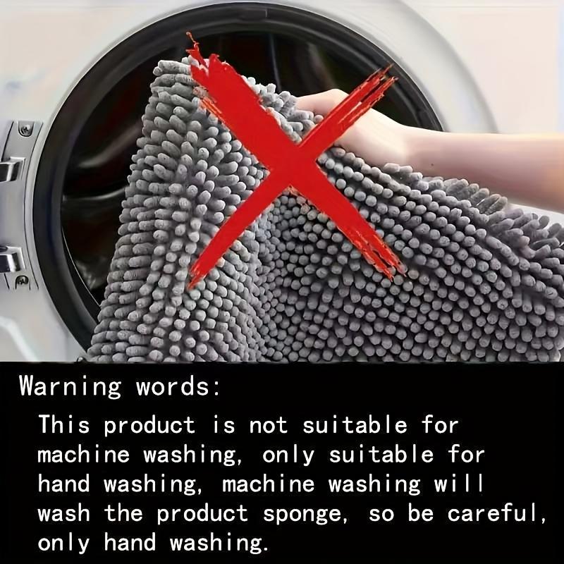 18*27inch Dog Doormat for Muddy Paws, Absorbs Water and Dirt, Water-Absorbent Non-Slip Washable Mat, Quick-Drying Microfiber, Dog Mud Mat, Indoor Floor Entrance Mat