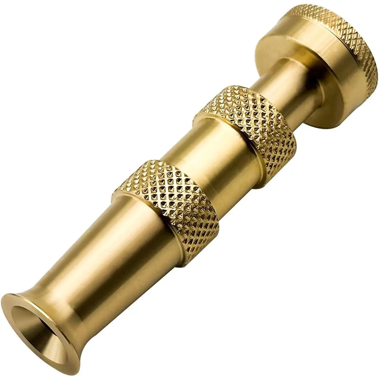 12380 Adjustable Water Hose Nozzle, Heavy Duty Garden Pipe Nozzle | Brass