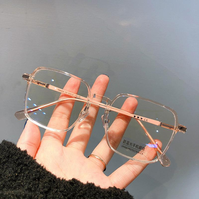 New Color Fashion Myopia Glasses for Women Men Square Transparent Eyeglasses Retro Minus Diopter Eyeglasses Optical Prescription