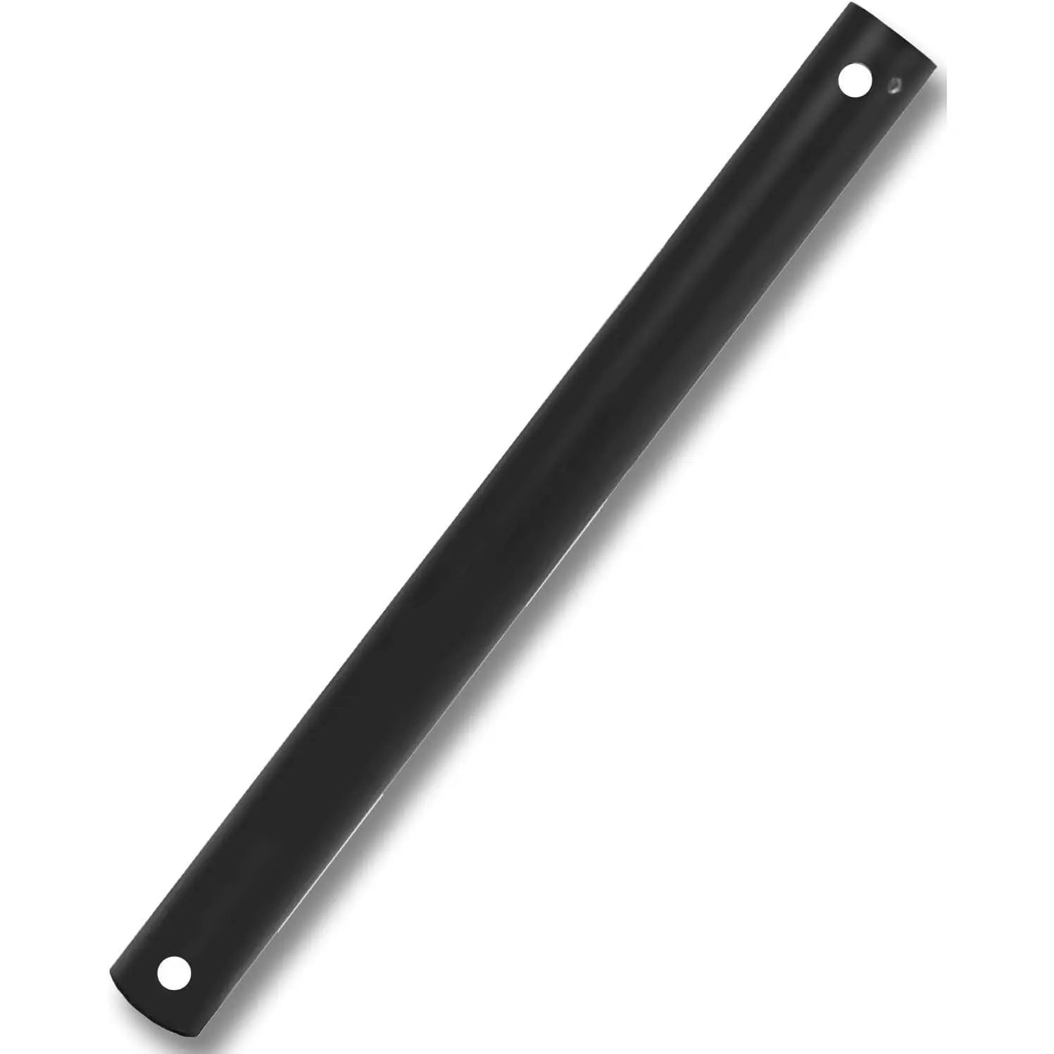 18 Inch Ceiling Fan Extension Rod, 1" Outer Diameter Matte Black Ceiling Fan Downrod (No Threads),Fan Boom Fit for Wide Range of Fans