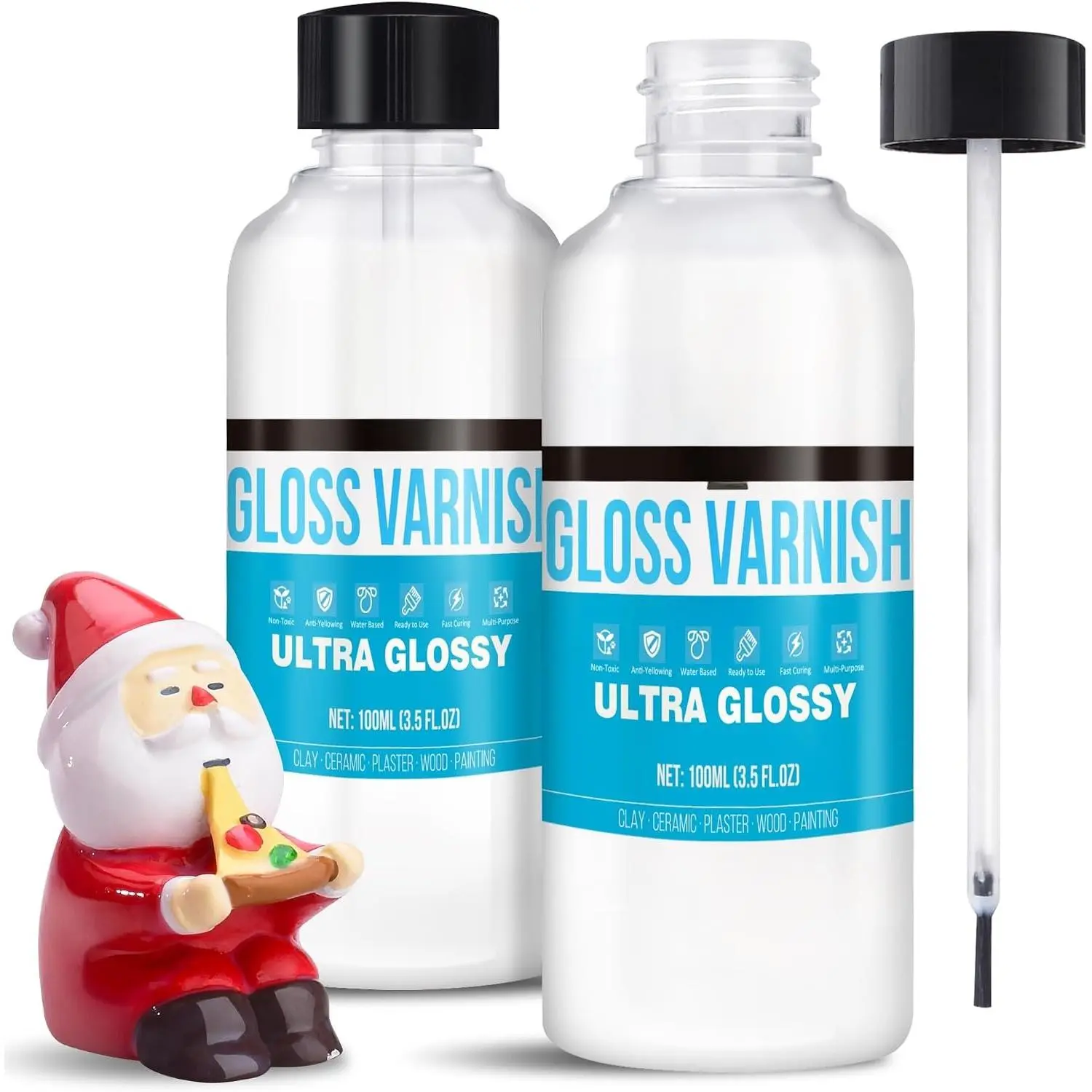 Air Dry Clay  - 200ml Clay Varnish for Air Drying Clay, Gloss Varnish for  Painting, Pottery  Clay Sealant to  , Wear, Cracking - ,  Color Vibrancy
