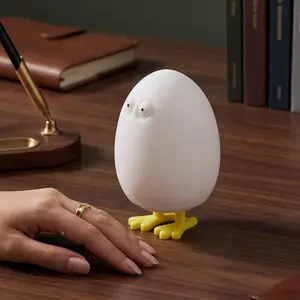 Cute Egg-Shaped Stress Relief Toy, Desktop Decoration Ornament, Fun Office Desk Accessory, Simple and Adorable Design, Perfect for Relaxation