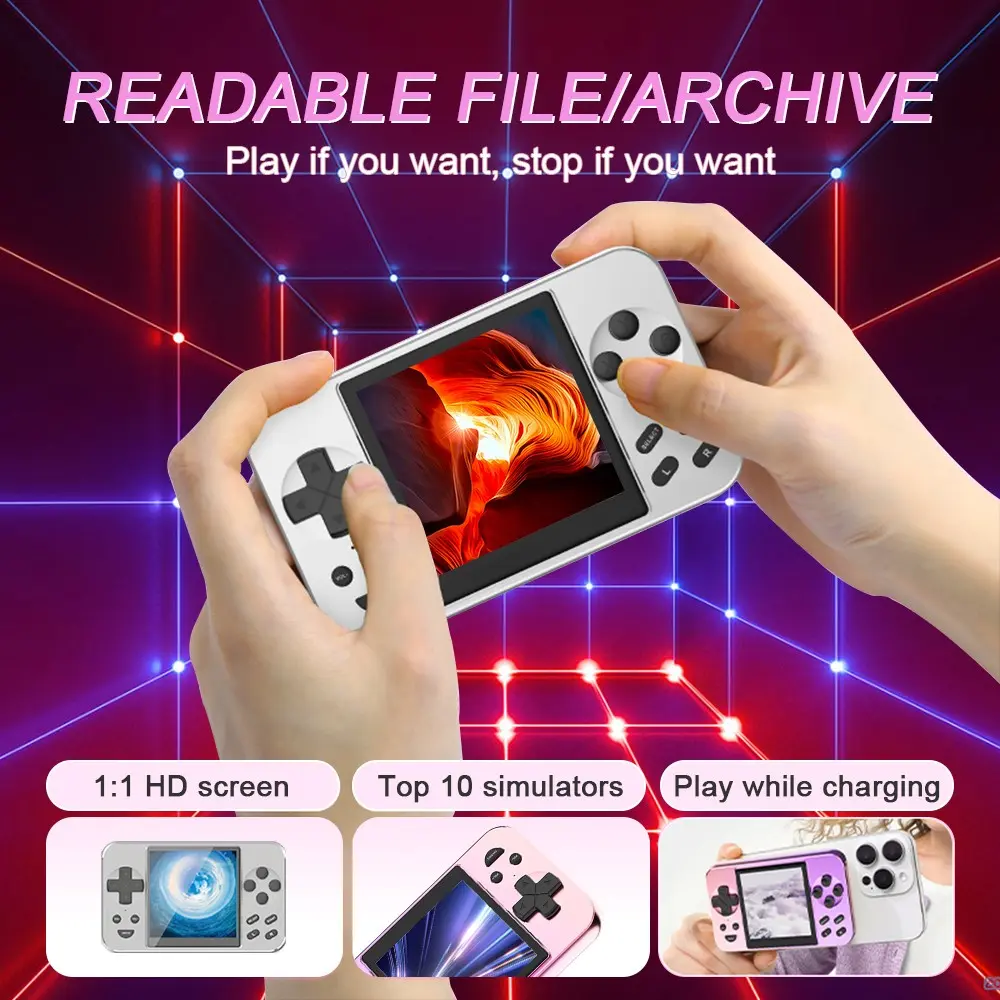 Portable Handheld Game Console, 5000mah Power Bank, Wireless Fast Charging, Retro Fc Arcade, Vintage Pocket Gaming Machine