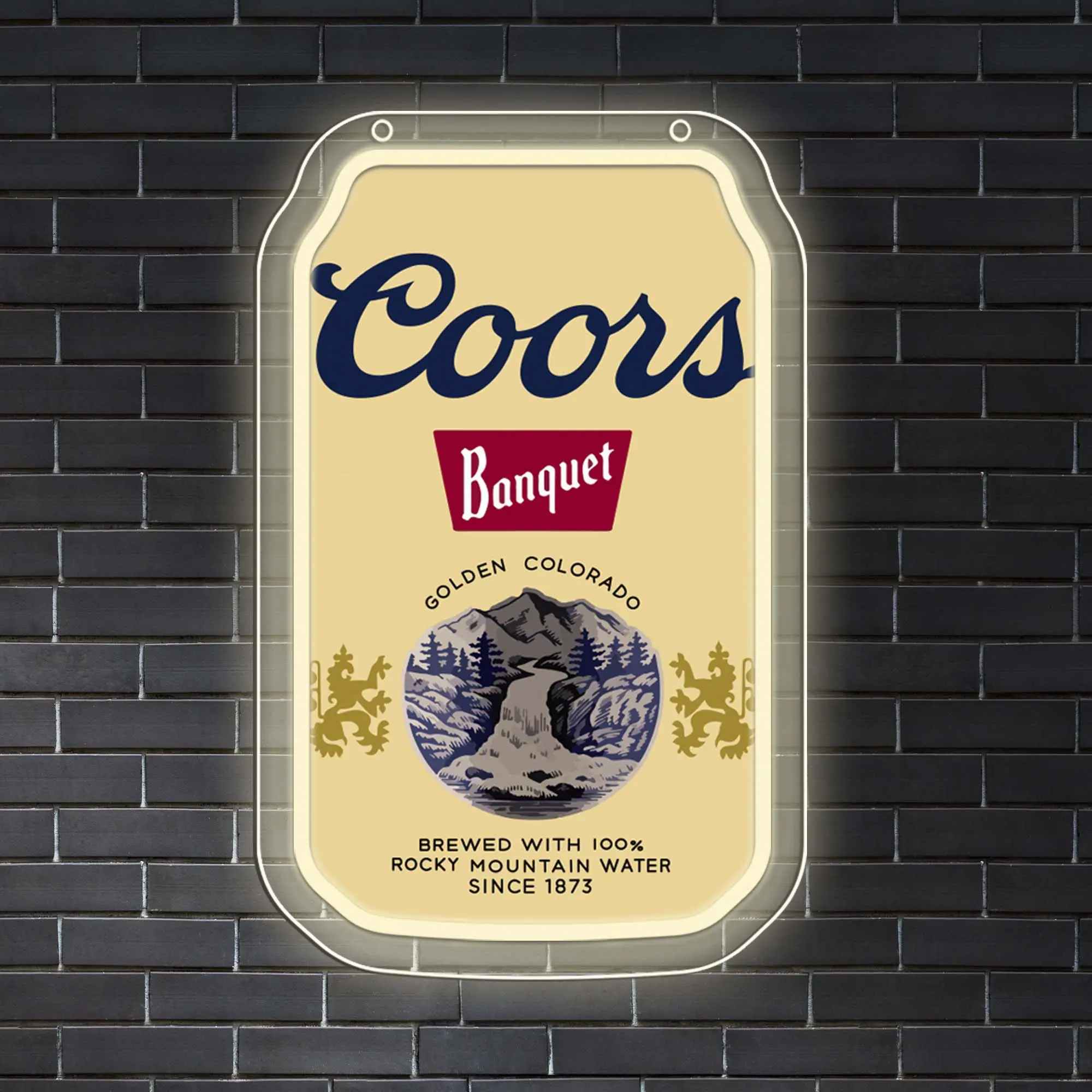 Beer Neon Signs for Wall Decor Neon Lights for Bedroom Led Signs UV Printed Beer Can Design, USB Powered Wall Decor for Bars, Bedrooms & Game Rooms, Ambient Decor Lighting, Home Decor Lighting