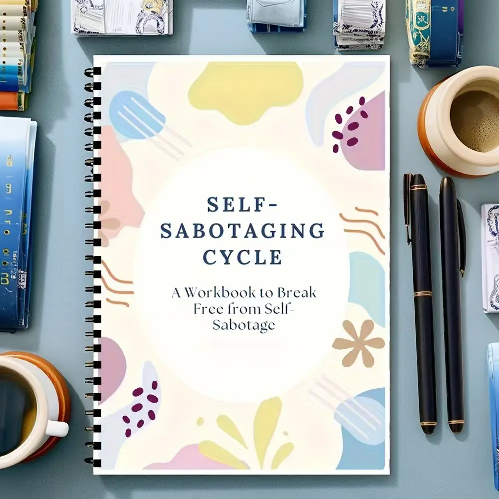 Break Self-Consumption Vicious Cycle Psychology Practice Manual, Mental Health Workbook, Personal Growth Guide, Stress Relief Tool