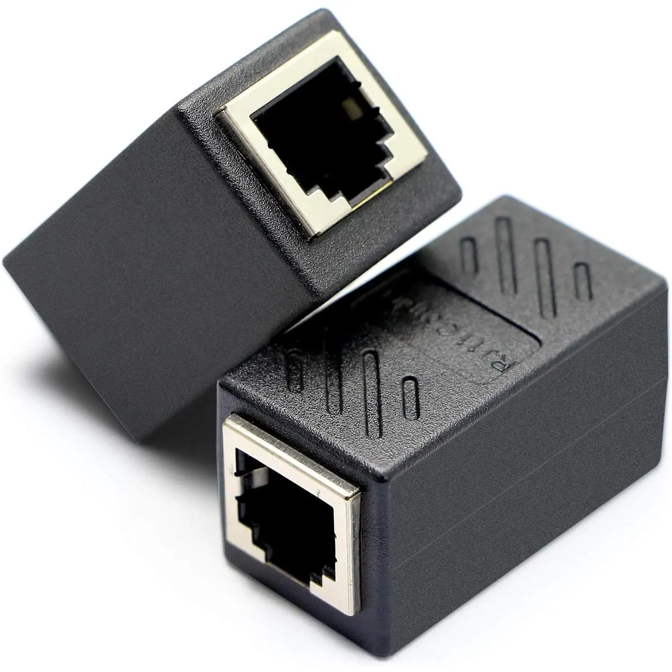 RJ11 Coupler RJ11 Female to Female 6P6C Telephone Inline Coupler Straight Telephone  Extension Adapter for Landline Fax Machine (Straight)