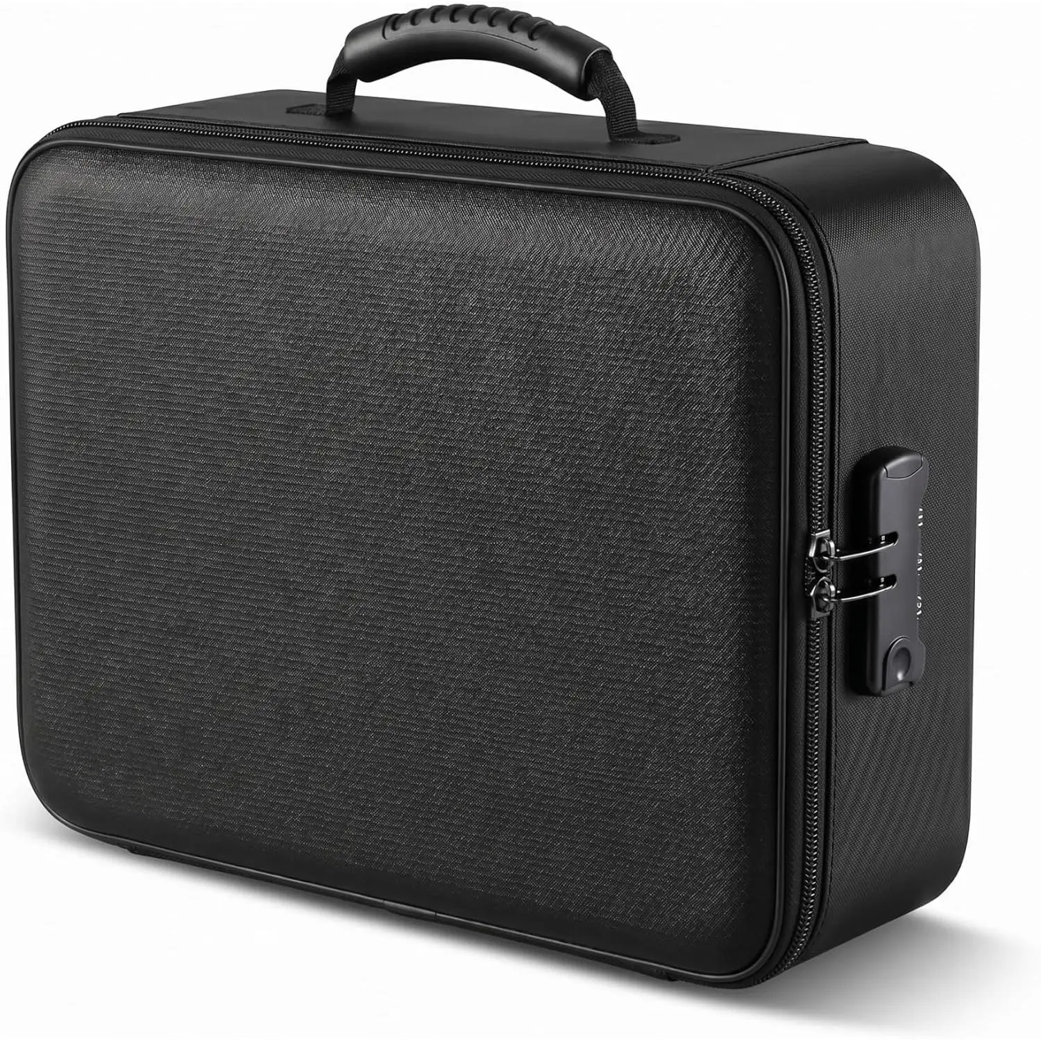 Fireproof Document Box (Soft-Shell) with Lock, 5200°F Fireproof & Water-Resistant File Organizer for Important Documents, Certificates, Passport & 14" Laptop, Home Office Travel