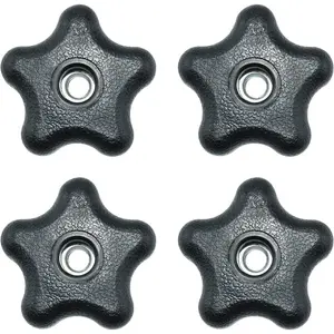 4 Pieces 5/16"-18 Female Thread 5 Star Knobs Nylon Clamping Knob Jig Knobs