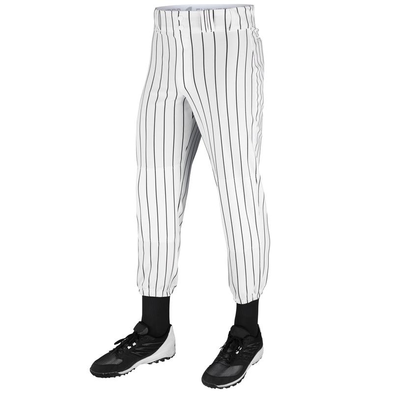 Traditional Fit Triple Crown Classic Baseball Pants With Knit-in Pinstripes And Reinforced Sliding Areas