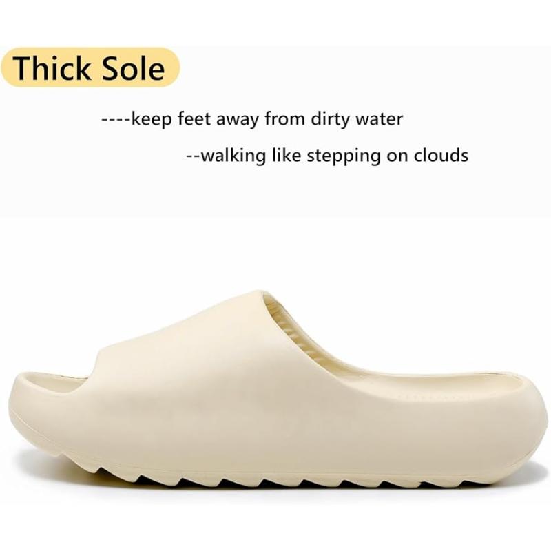 rosyclo Cloud Slides for Women Men - Ultra Soft Thick Sole Pillow Slippers, Non-Slip Lightweight Foam Slippers, Waterproof House Shoes for Shower & Beach. rosyclo Cloud Slides for Women Men - Ultra Soft Thick Sole Pillow Slippers, Non-Slip Lightweight Foam Slippers, Waterproof House Shoes for Shower & Beach.