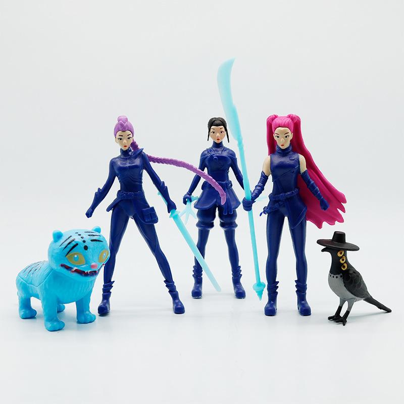 Spot cross-border new products 2-4.5 inch witch hunter group tiger just dismantled the blind bag figure series model ornament