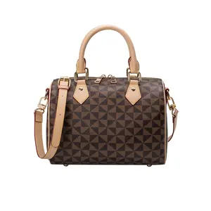 Geometric Pattern Casual Crossbody Bag, Versatile Shoulder Bags, Lightweight Zipper Shoulder Bag with Adjustable Strap, Trendy All-match Commuter Bag for Daily Used, Fashionable Patterned Bag