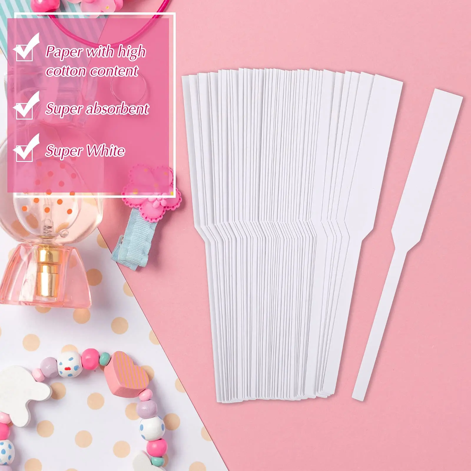 Perfume Blotter Strips, Fragrance Test Paper, Scent Testing Cards for Perfume Sampling, Fragrance Testing & Evaluation