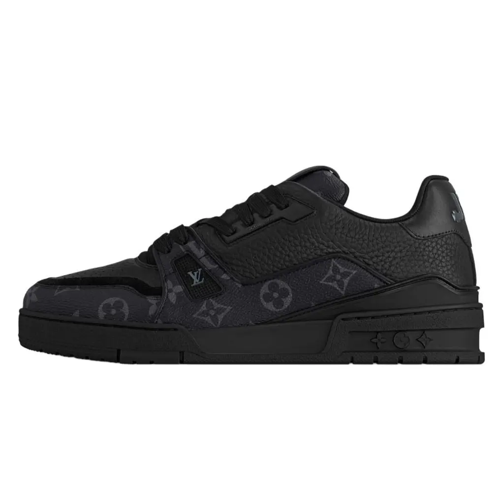 Men's Louis Vuitton Monogram Canvas Low-Top Lace-Up Trainer - Casual Footwear, House White Official Maison Mihara Shoes with Verifiable Credentials & Global Authentication Support