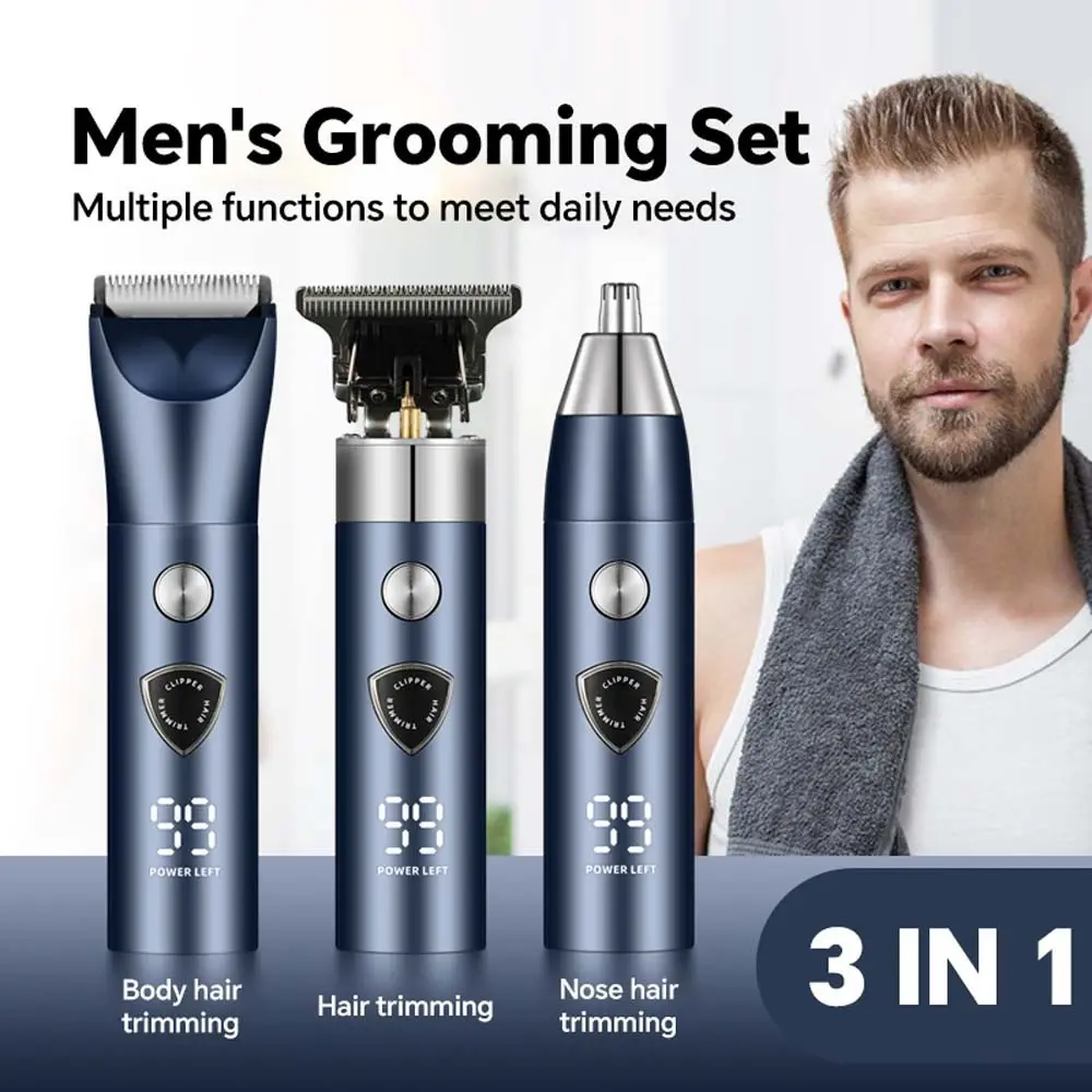 New Wireless USB Rechargeable Hair Clipper Razor for Men, Factory Direct Sale, Portable Grooming Tool, Ideal for Daily Use