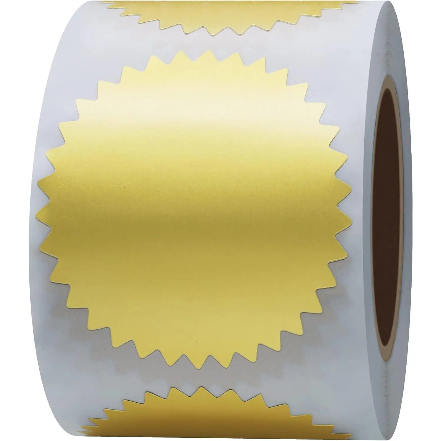 300 count Notary Seals 2 inch Embossing Stickers  Metallic Certificate Sealing Labels with Serrated  for Awards Legal ()