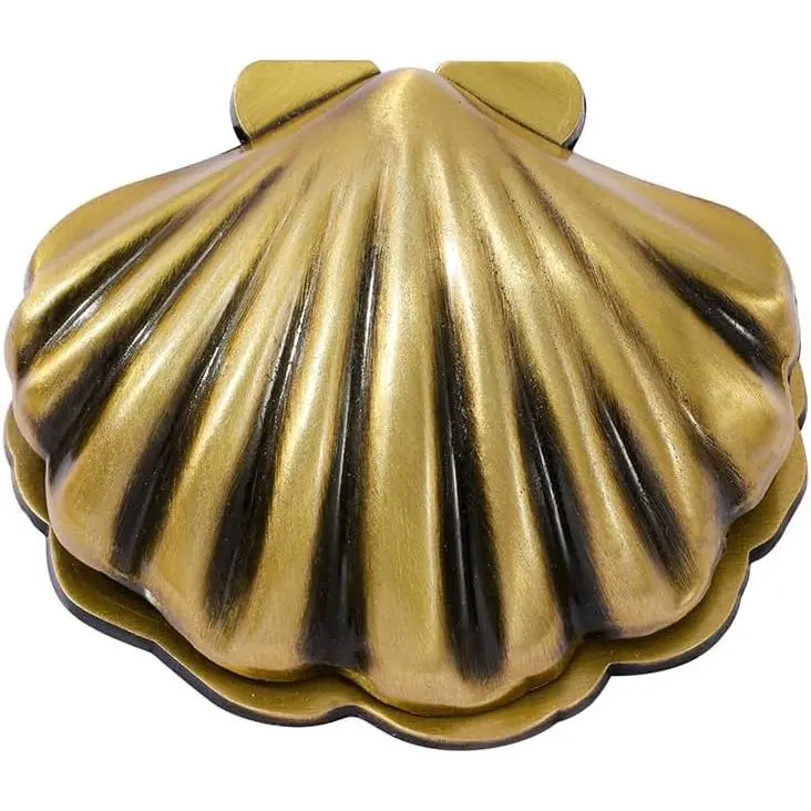 Shell Metal Binder Clips, Journal Clips for Books & Notebooks | Elegant shell page holders with  style, desk organization supplies and writing accessories for women, students.