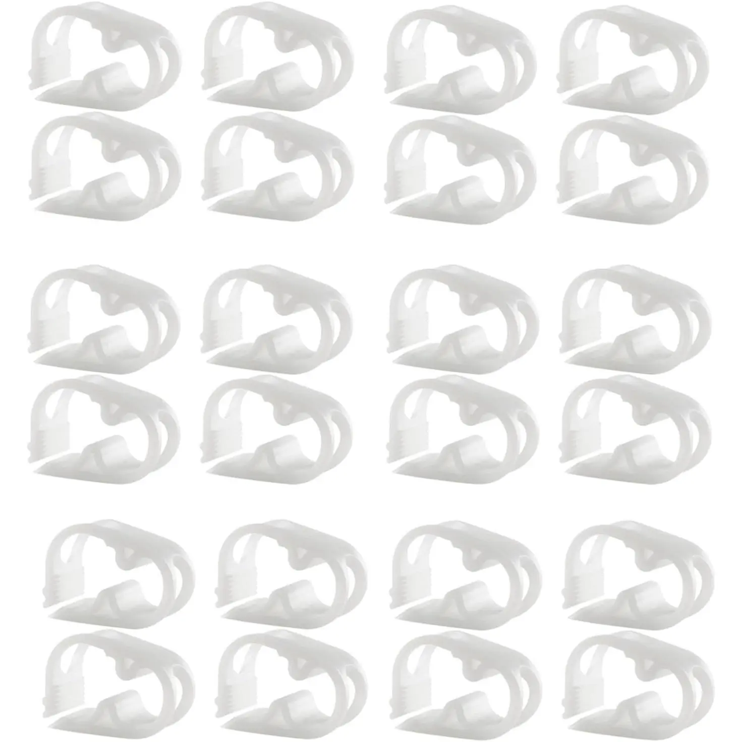 24 Pcs Adjustable Plastic Tubing Clamps - 1/4"-1/2" Tubing Hose Valves with Pinch Valve Design for Flow Control - Ideal for Lab Use, Liquid Transfer