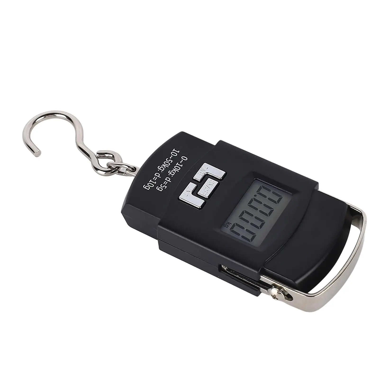 Rechargeable 50kg Portable Digital Hanging Hook Fish Scale - LCD Display, Comfortable Handle, Night Vision, Accurate Measurement, Simple Operation, 1000mAh 2 x Batteries, ABS Engineering Plastic (Industrial Hand Tool for Trips)