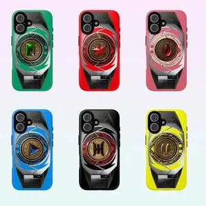 Power Rangers Zeo mode Colorful Power Morpher Two-In-One Drop-Resistant Mobile Phone Case Protection For IPhone 17-11, Pro Max, Pro Plus, and Samsung S26 25 24 23 Safety Case