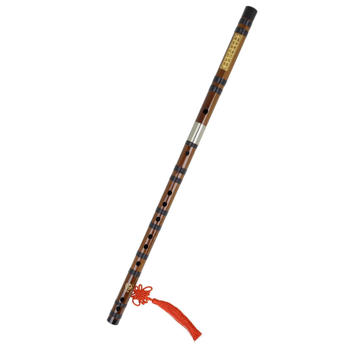 Bamboo Flute, C Key Bamboo Flute with Storage Box, Chinese Musical Instrument for Beginners, Musical Instrument for Gift