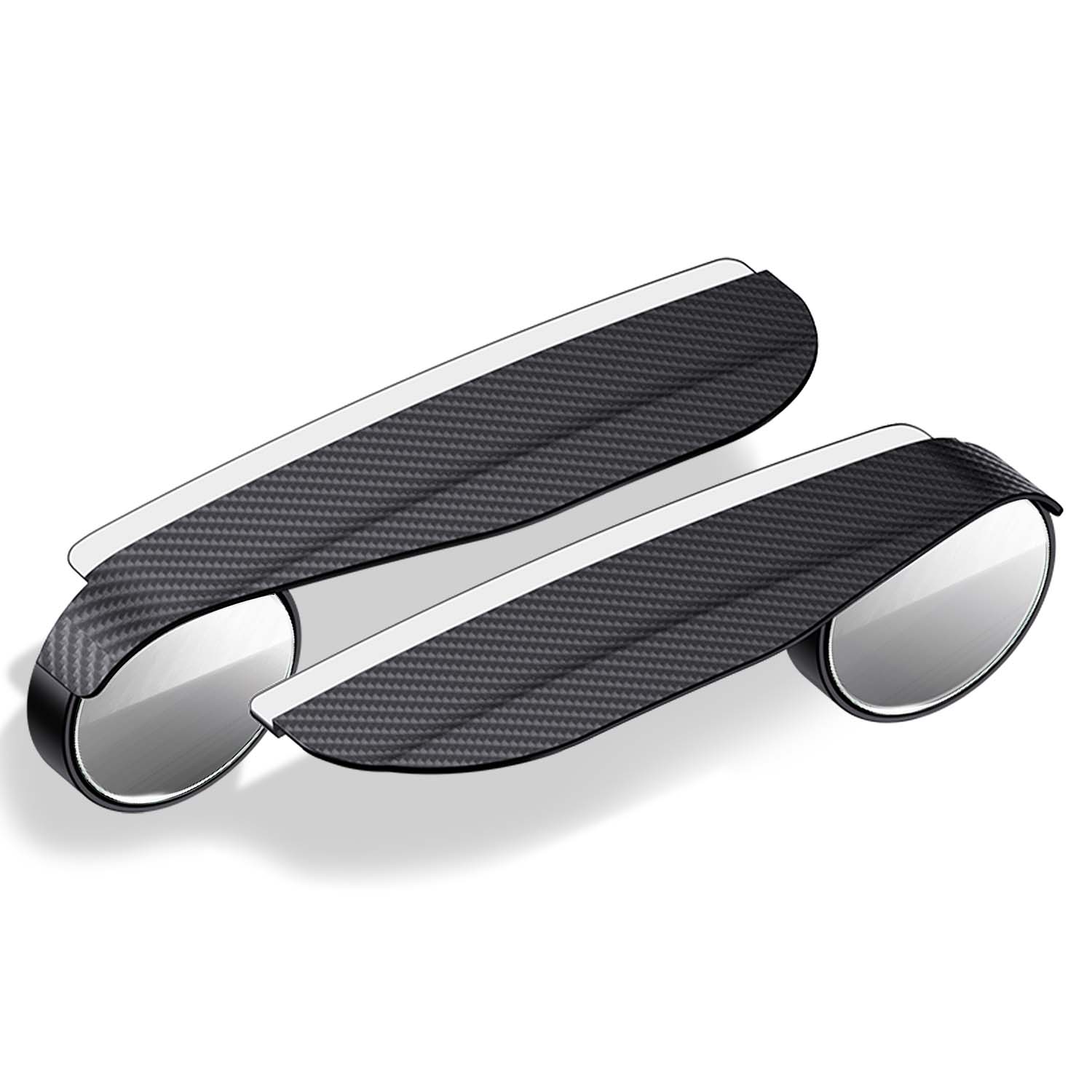 2 Counts Safety Driving Mirror - Car Blind Spot Mirror, 360° Wide Angle Rearview Mirror, Ultra-Clear Small Round Auxiliary Mirror, Easy Installation, Car Exterior Accessory