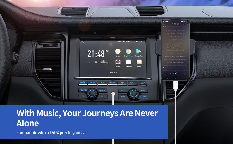 Aux to USB C Cable 6.6 ft, USB C to 3.5mm Audio Aux Jack Cable Type C to 3.5mm Headphone Car Stereo Cord Compatible with iPhone 16 15/15Plus/Pro/Pro Max, Galaxy S24 S23 iPad Pro Air Pixel Aux to USB C Cable 6.6 ft, USB C to 3.5mm Audio Aux Jack Cable Type C to 3.5mm Headphone Car Stereo Cord Compatible with iPhone 16 15/15Plus/Pro/Pro Max, Galaxy S24 S23 iPad Pro Air Pixel