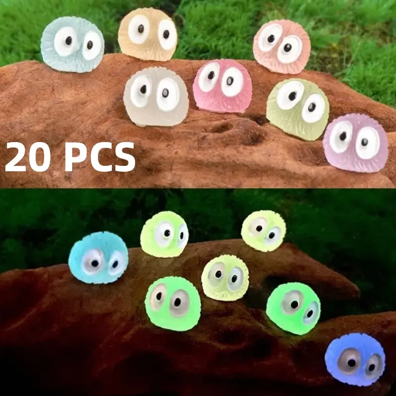 20 Pcs Mini Elf Models, Colored Acrylic Resin Elf Figurines, Figure Decor, Birthday Party Favors, Vase Fillers, Halloween, Desk Decor, Aquarium Decorations