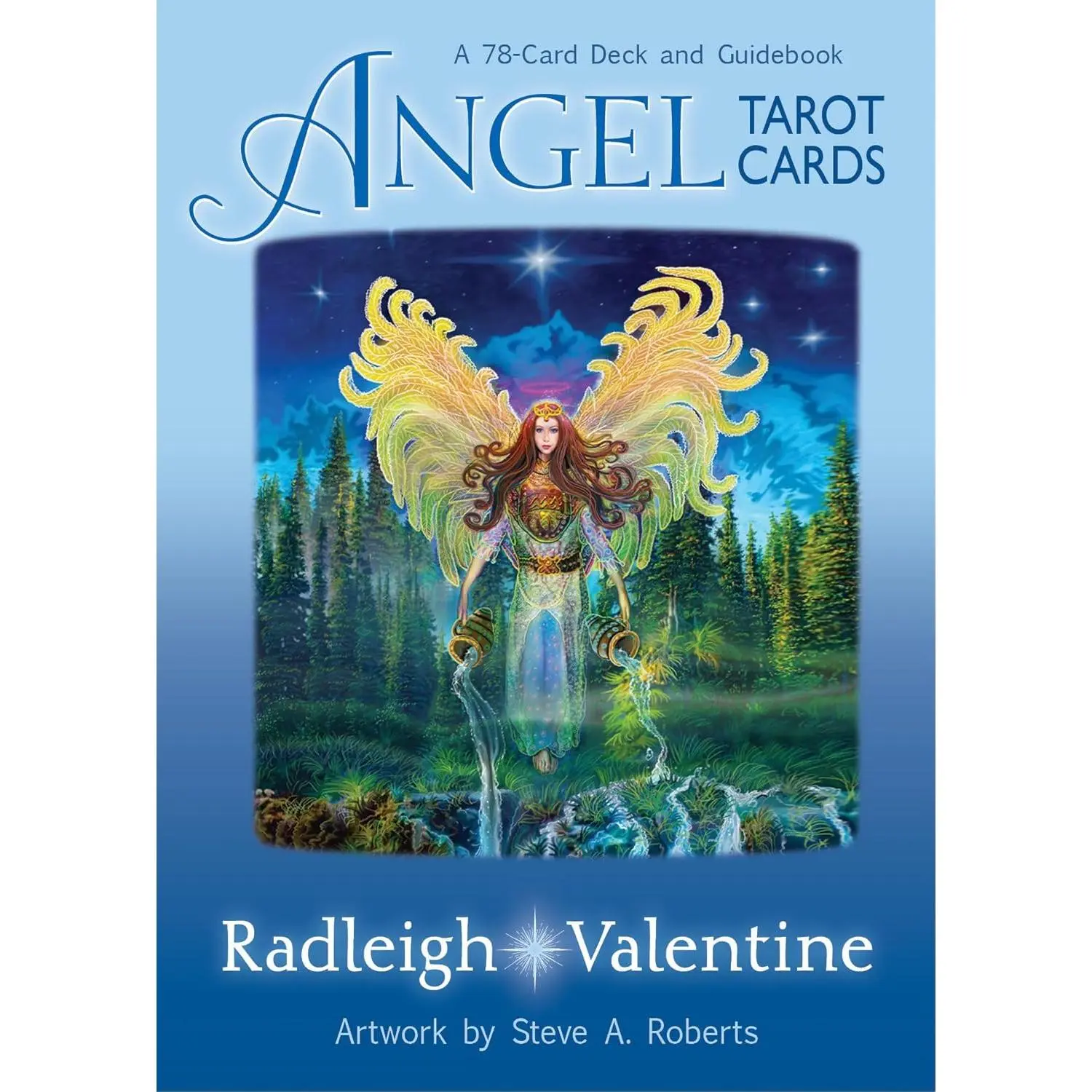 Uplifting Angel Tarot Cards - 78-Card Deck with Guidebook (Literature & Art Divination Book for Spiritual Guidance)