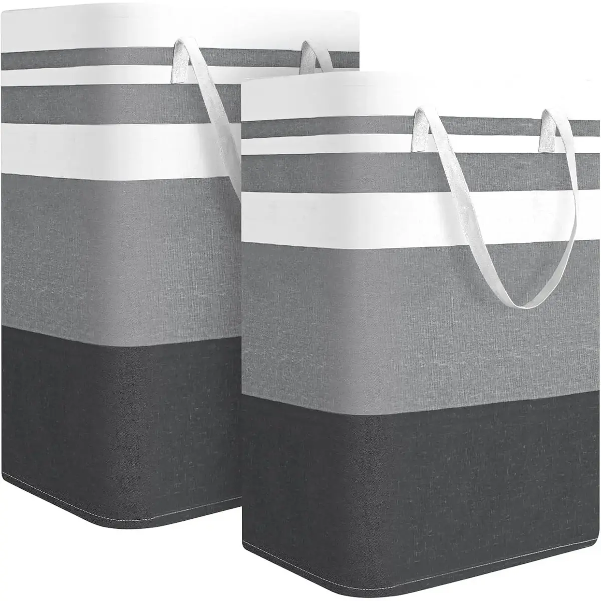 2-Pack Large Laundry Bag, ,Collapsible Tall Clothes Hamper with Extended Handles for Clothes Toys in the Dorm and Family,NO have Wire frame!not stand up!