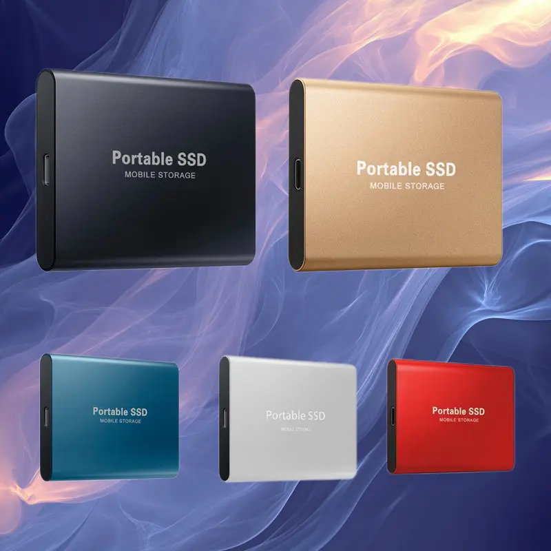 Upgraded 500GB Portable External Solid State Drive USB3.1 High Speed Storage For Computer Space Expansion & Quick Data Transfer