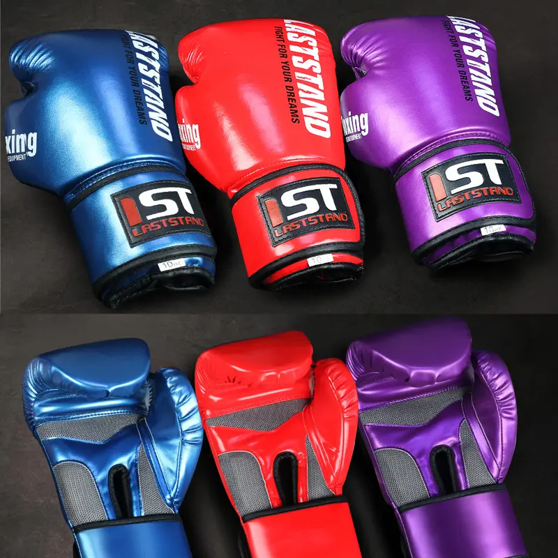 Professional Unisex PU Leather Boxing Gloves - 6oz, Multi-Size, Various Weights, for Adults Combat Sports Training, Sparring, Heavy Bag Use
