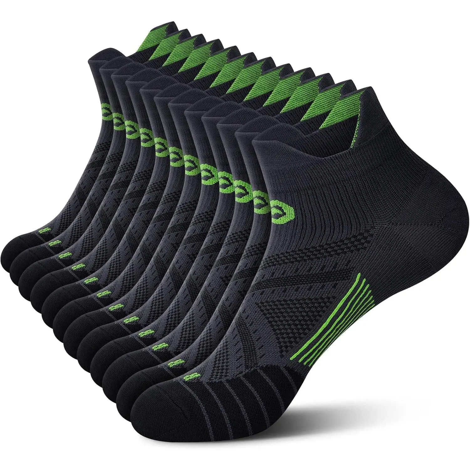 Baby & Maternity Low-Cut Compression Stockings for Male Adults, 2/4/6 Pairs Running Socks with Ankle Support, Ankle Length